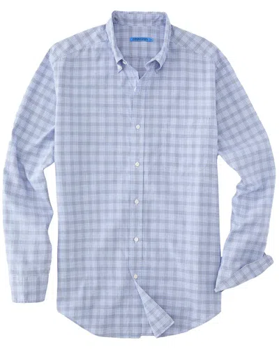 J.mclaughlin Collis Woven Shirt In Blue