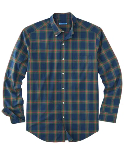 J.mclaughlin Collis Woven Shirt In Blue
