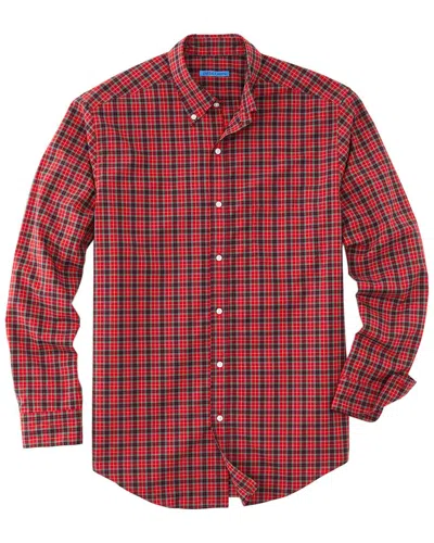 J.mclaughlin Collis Woven Shirt In Red