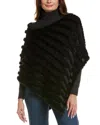 J.mclaughlin Cortina Poncho In Black