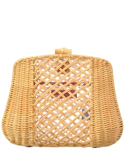 J.mclaughlin Cosi Wicker Clutch