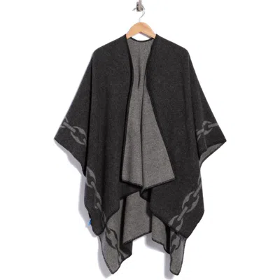 J.mclaughlin Jmclaughlin Cosima Reversible Wool Wrap In Gray