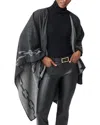 J.mclaughlin J. Mclaughlin Cosima Wool Poncho In Gray