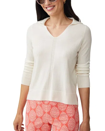 J.mclaughlin Dillia Cashmere Sweater In White