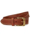 J.mclaughlin Embroidered Leather Belt In Brown