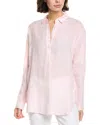 J.mclaughlin Fallon Loose Fit Linen Blouse