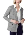 J.mclaughlin J. Mclaughlin Foxley Wool-blend Jacket In Brown