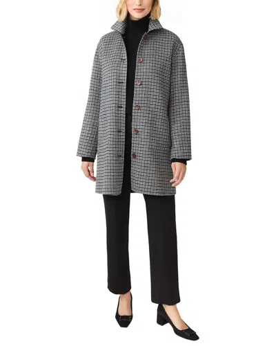 J.mclaughlin Frade Wool-blend Coat In Black