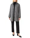 J.mclaughlin J. Mclaughlin Frade Wool-blend Coat In Black