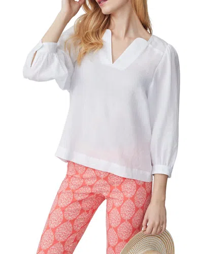 J.mclaughlin Georgette Blouse In White