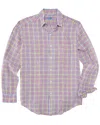 J.mclaughlin J. Mclaughlin Gingham Gramercy Linen Woven Shirt In Multi