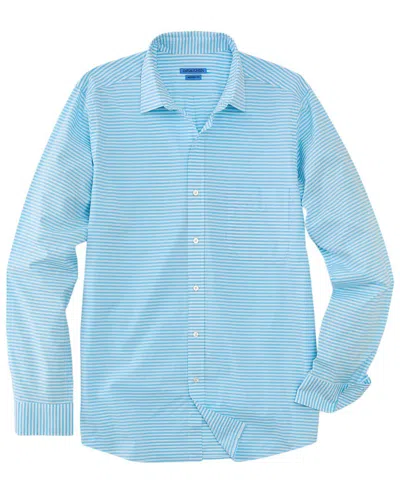 J.mclaughlin Gramercy Modern Fit Shirt In Blue
