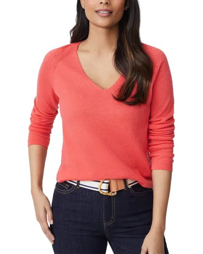 J.mclaughlin Hartley Cashmere Sweater In Orange