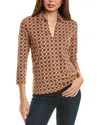 J.mclaughlin Aida T-shirt In Brown