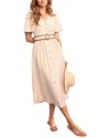 J.mclaughlin J. Mclaughlin Annora Linen-blend Dress