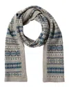 J.mclaughlin Arthur Wool Scarf In Grey