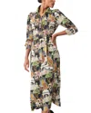 J.mclaughlin J. Mclaughlin Belle Shirtdress In Multi