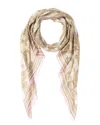 J.mclaughlin J. Mclaughlin Bellini Wool-blend Scarf In White
