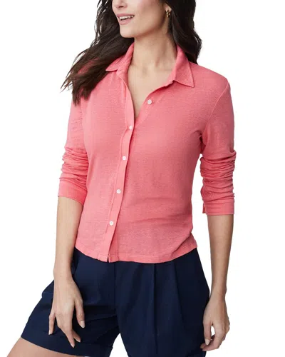J.mclaughlin J. Mclaughlin Betty Linen-blend Top In Multi