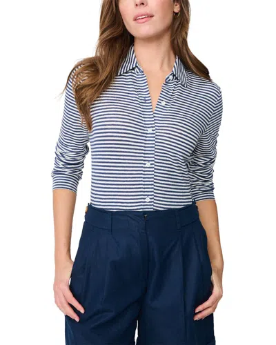 J.mclaughlin J. Mclaughlin Betty Linen-blend Top In White