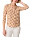 J.mclaughlin J. Mclaughlin Brynn Linen-blend Top In Brown