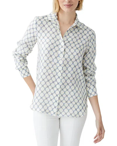 J.mclaughlin J. Mclaughlin Denver Silk-blend Blouse