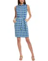 J.mclaughlin Dolly Catalina Cloth Dress In Blue