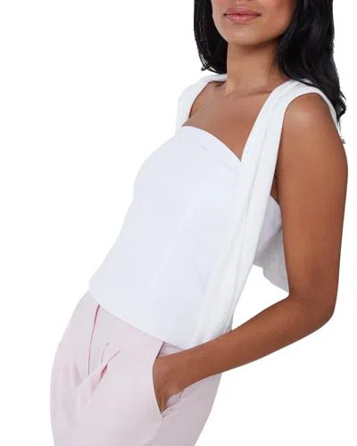 J.mclaughlin J. Mclaughlin Dorota Linen-blend Blouse