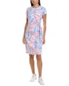 J.mclaughlin Elora Catalina Cloth T-shirt Dress In Blue