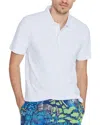 J.mclaughlin J. Mclaughlin Fairhope Pique Polo Shirt In White