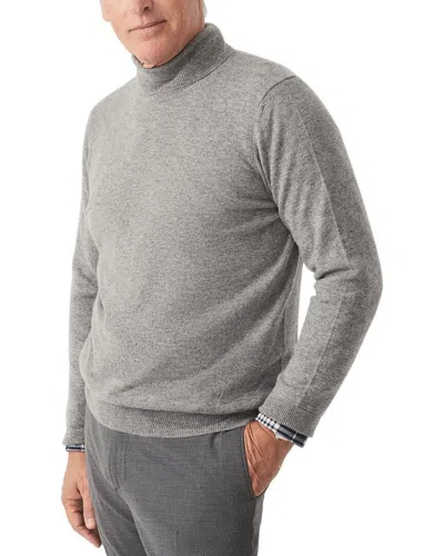 J.mclaughlin J. Mclaughlin Featherweight Cashmere Rollneck Sweater In Gray