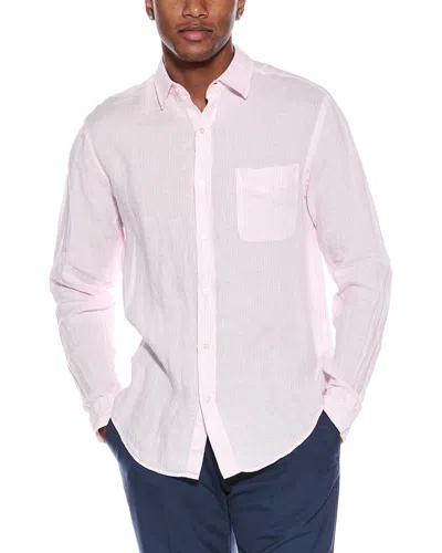 J.mclaughlin J. Mclaughlin Fineline Gramercy Linen Woven Shirt In Multi