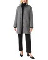 J.mclaughlin J. Mclaughlin Frade Wool-blend Coat In Black