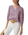 J.mclaughlin J. Mclaughlin Georgette Blouse In Multi