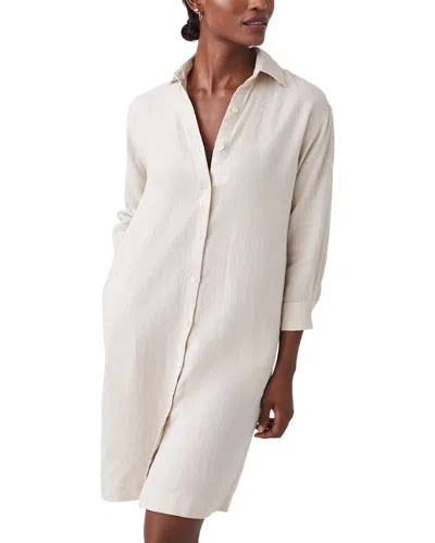 J.mclaughlin J. Mclaughlin Hilda Linen Dress In Brown
