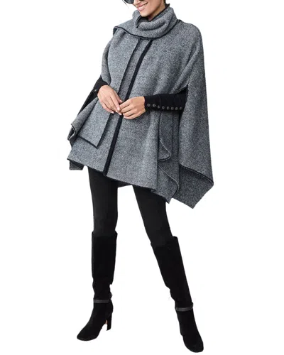 J.mclaughlin J. Mclaughlin Karolina Poncho In Black