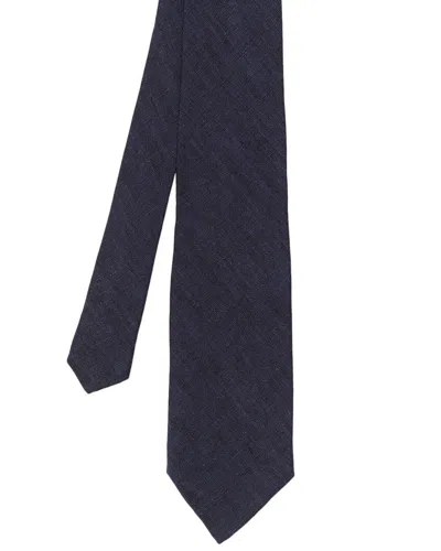 J.mclaughlin J. Mclaughlin Linen Tie In Blue