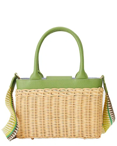 J.mclaughlin J. Mclaughlin Maidstone Wicker Handbag