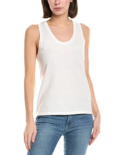 J.mclaughlin J. Mclaughlin Maybelle Cashmere-blend Top In White