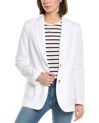 J.mclaughlin J. Mclaughlin Merona Linen-blend Jacket In White