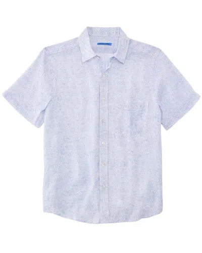 J.mclaughlin J. Mclaughlin Mini Quatrefoil Montauk Woven Shirt In Multi