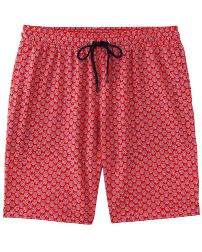 J.mclaughlin J. Mclaughlin Mini Surf Paisley Bruce Swim Short In Multi