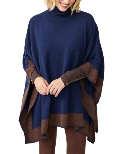 J.mclaughlin J. Mclaughlin Noelle Cashmere Poncho In Blue
