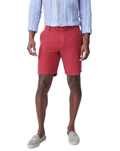 J.mclaughlin J. Mclaughlin Oliver Linen-blend Short In Red