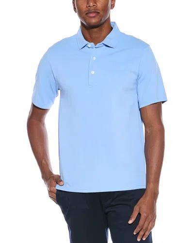 J.mclaughlin J. Mclaughlin Peak Polo Knit Top In Blue