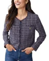 J.MCLAUGHLIN J. MCLAUGHLIN PEMILLE LINEN-BLEND JACKET