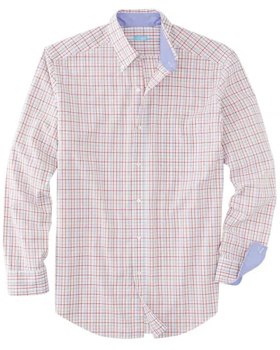 J.mclaughlin J. Mclaughlin Plaid Collis Woven Shirt In Blue