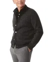 J.mclaughlin J. Mclaughlin Prince Of Wales Cashmere-blend Cardigan In Black