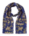 J.mclaughlin J. Mclaughlin Reed Wool Scarf In Multi