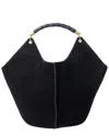 J.mclaughlin J. Mclaughlin Sanne Suede Handbag In Black